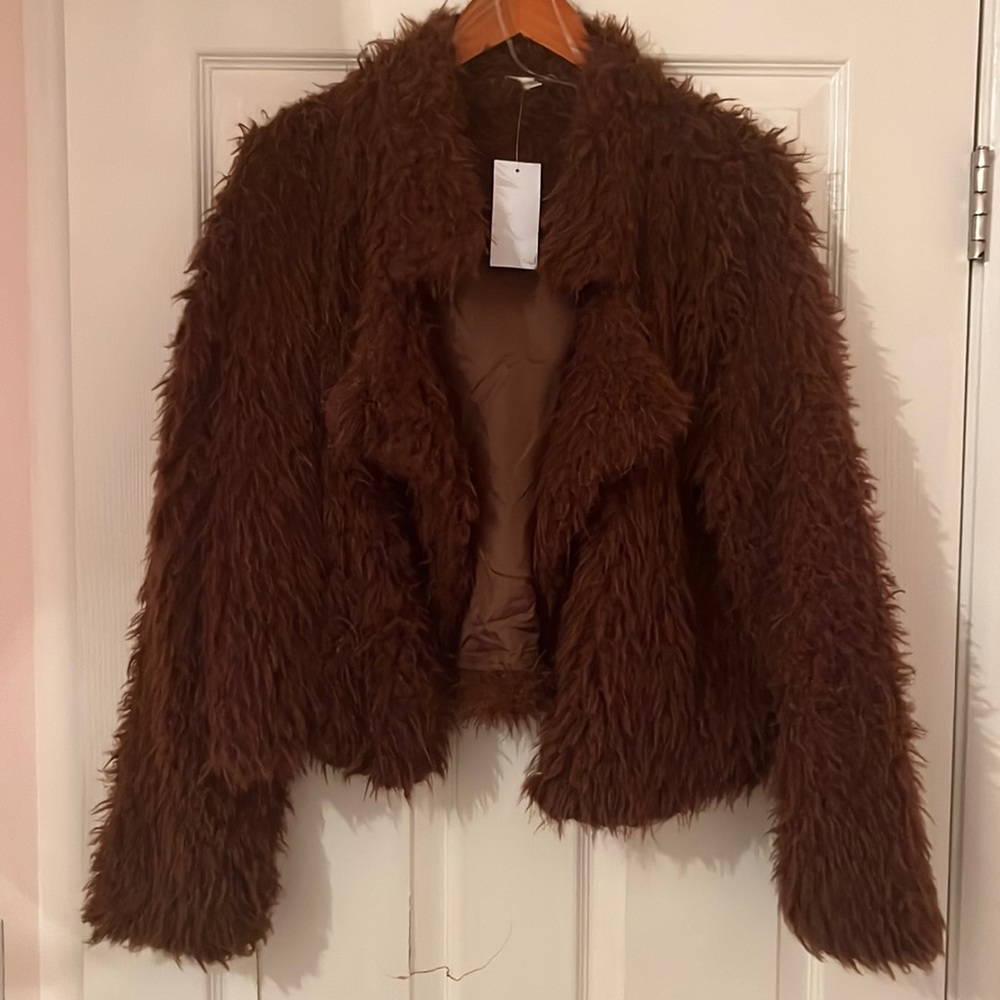 Self E Plush Jacket NWT